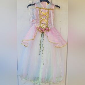Pink and‎ Gold Kids Fairy Costume